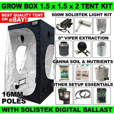 Grow Box Tent Starter Kit 1.5m