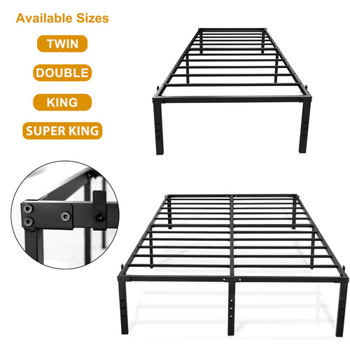 Twin double king metal beds - metal,