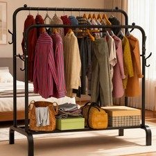 Heavy Duty Double Clothes Rail