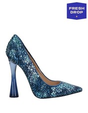 RRP€780 JULIA HAART Leather Court Shoes US6 UK3 EU36 Rhinestones Made in Italy