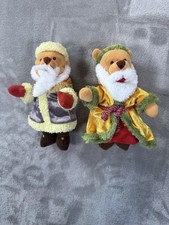 Disney Store Winnie the Pooh Mini Bean Plush Lot 3 8in Statue of Liberty Holiday