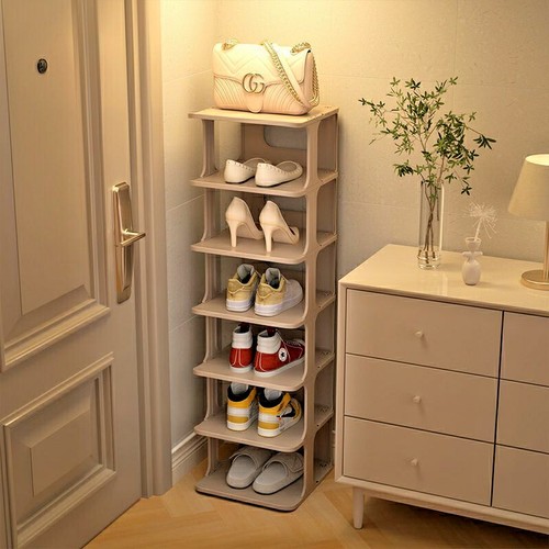 Narrow shoe storage rack shelf - shoe,