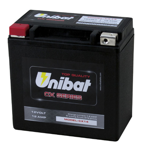 Unibat cx14 12ah 12v upgraded - cx14,