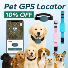 Smart Portable Mini GPS Tracker for Cats/Dogs Waterproof Pet Locator UK