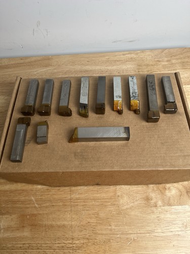 Lot carbide brazed lathe - 11,