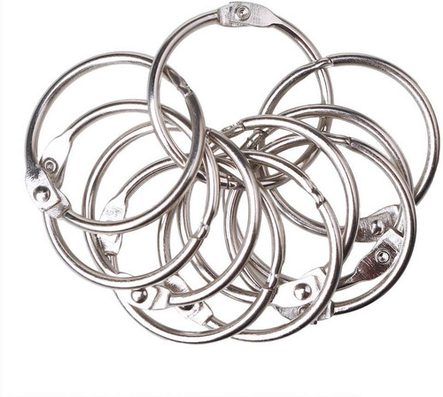 Kuou pcs metal book rings - 20,