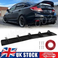 Black Rear Bumper Splitter