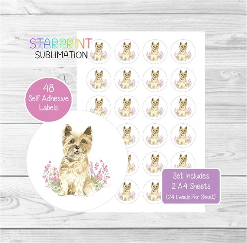 Cairn terrier stickers labels - cairn, stickers/labels