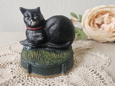 Vintage Black Cat Door Stop