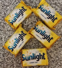 5 pcs SUNLIGHT SOAP LEMON MILD GENTLE KITCHEN LAUNDRY MULTIPURPOSE BARS 80g each