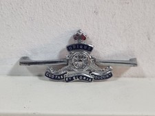 Vintage Royal Artillery Tie Clip – Ubique Quo Fas Et Gloria Ducunt Badge