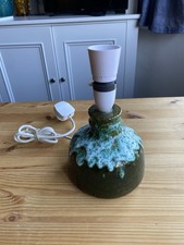 Vintage 60s 70s West German Green Fat Lava Lamp Base 
