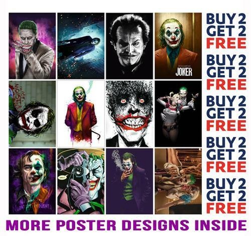 The joker poster prints batman - the,
