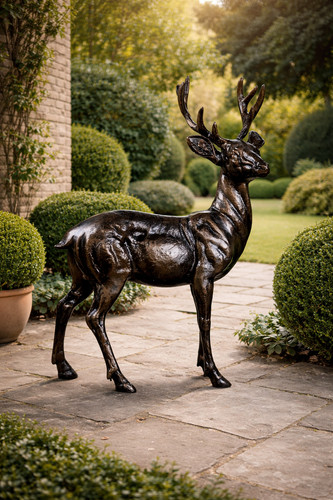Stag garden ornament deer - stag,