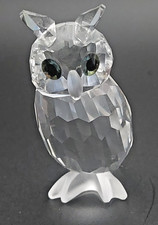 SWAROVSKI CRYSTAL OWL NIGHT / NIGHT OWL (1996 - 2001) - 206138 - UnBoxed - Mint