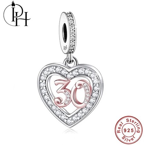 30th birthday charm 925 - 30th,