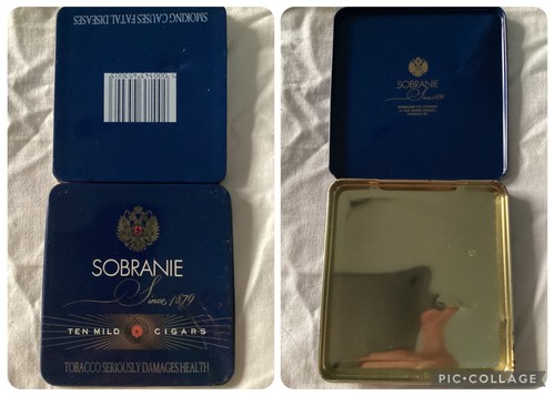 Sobranie cigar tin - cigar,
