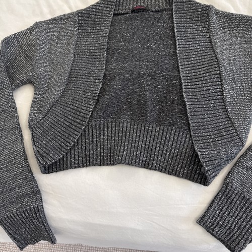 Grey silver shrug - silver, size