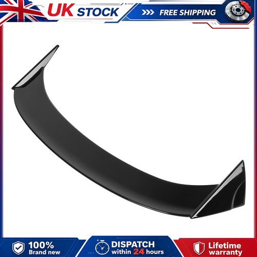 Racing glossy black spoiler - black,