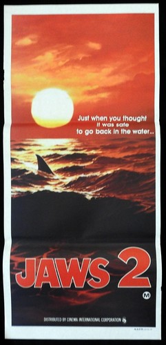 Jaws original adv daybill - 2,