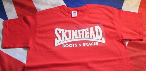 Skinhead punk biker shirt - punk, t