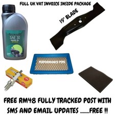 Honda HRB475 With GXV140 Engine Service Kit & 19” Blade (Air filter,plug & oil)