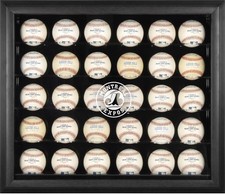 Montreal Expos Logo Black Framed 30-Ball Display Case - Fanatics