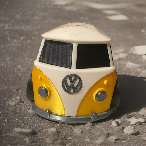 Gold campervan money - money, box