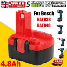 14.4V 4800mAh Ni-MH Battery for Bosch PSR1440 BAT040 AHS41 GLI14.4V GSB14.4VE-2 