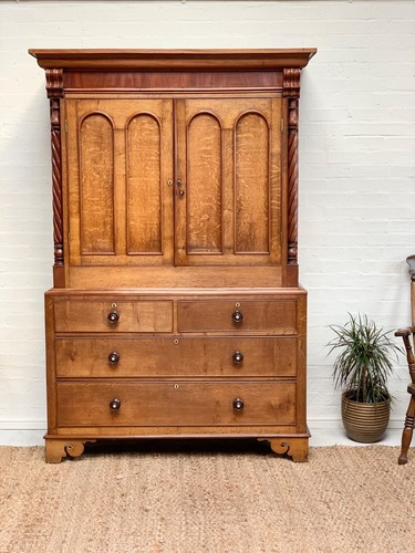 Oak linen press housekeeping - oak, press/housekeeping