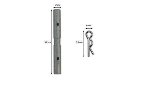 Front brake pad pins - front,