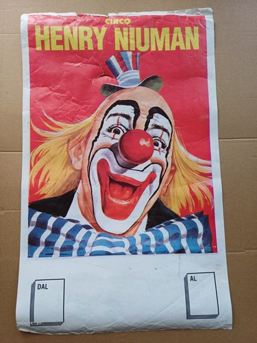 Henry niuman circus - niuman, poster