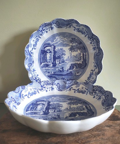 Spode blue italian - blue, serving