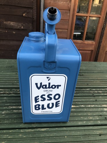 Vintage old esso - old, blue