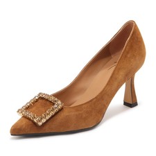 L8348 WOMENS ROBERTO FIESTA LILLY WOMAN SUEDE SHOES NECKLINES