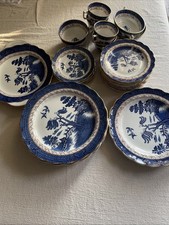 Royal Doulton Booths Real Old Willow Dinner Set Of  31 Pieces