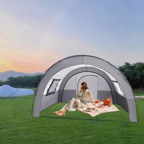Grey camping tunnel - grey,
