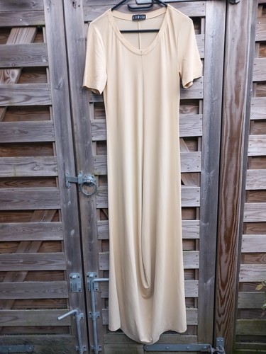 Ischiko oska cream maxi - maxi, dress