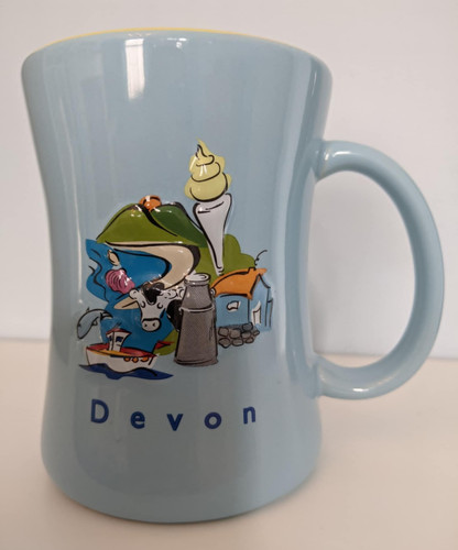 Devon souvenir ceramic mug - devon,