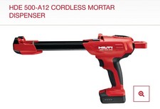 Hilti HDE 500-A22 Cordless adhesive dispenser 