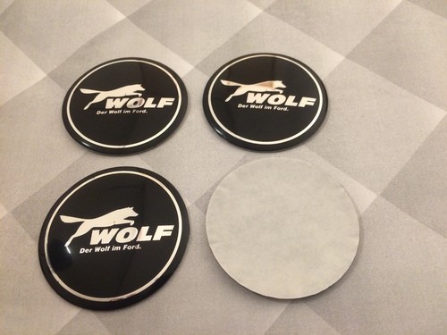 Sticker wolf jump wheel - 4x,