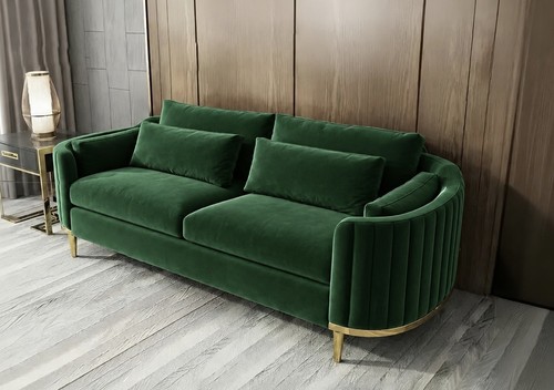 Emerald green velvet - emerald,