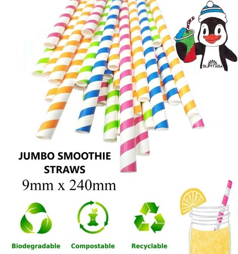 Jumbo paper straws slush - jumbo,
