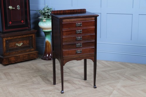Edwardian art nouveau mahogany - nouveau,