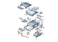 VW Passat B9 seat cushion