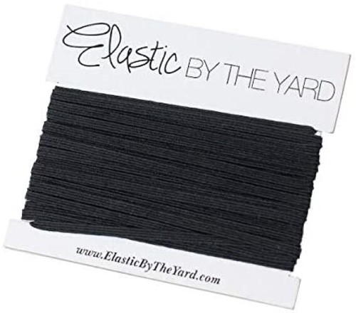 Black inch 3mm flat skinny - black,