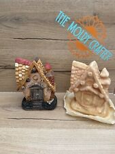 Latex Rubber Mould Mold Large Funky garden fairy house casting crafts LAST ONE