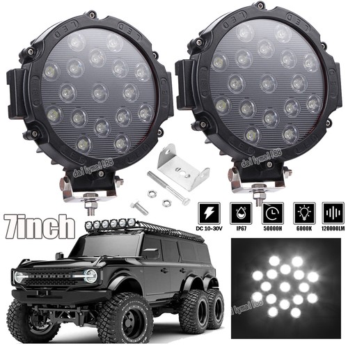 Led work light bar - 2x,