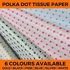 Printed Polka Dot Tissue Paper