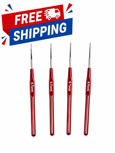 4pcs set hook needle crochet - 4pcs/set,